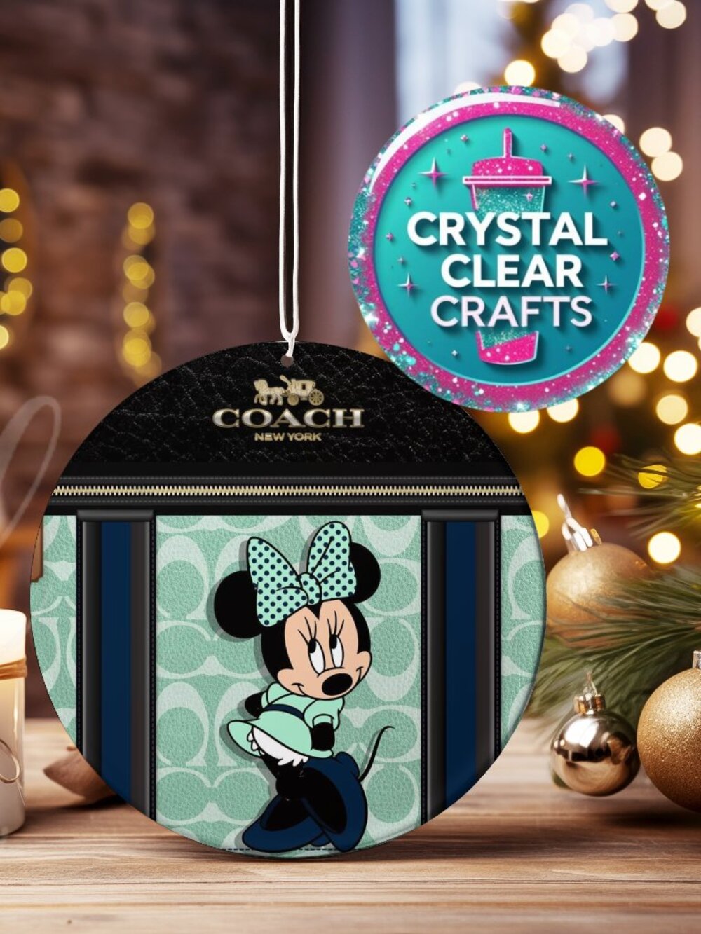 Coach Minnie Mouse Ornament SALE 3 For $19